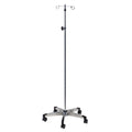 Clinton, 2-Hook IV Pole, 5-Leg