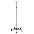 Clinton, 4-Hook IV Pole, 5-Leg