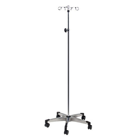 Clinton, 4-Hook IV Pole, 5-Leg