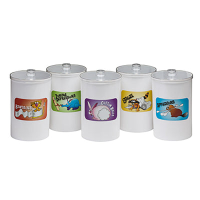Clinton, Labeled Animal Pals, Opaque Plastic, Sundry Jars