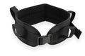 Padded transfer belt, side release buckle, large, black 