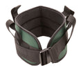 Padded transfer belt, side release buckle, medium, green 
