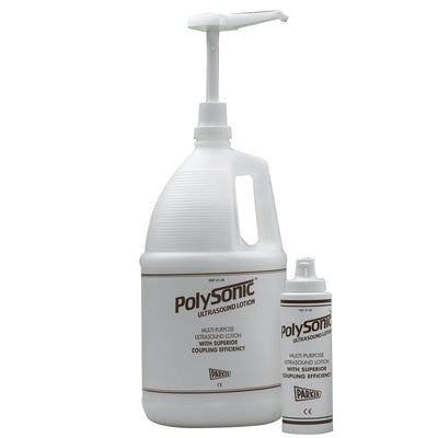Polysonic ultrasound lotion, 1 gallon refillable dispenser bottle - 4 units