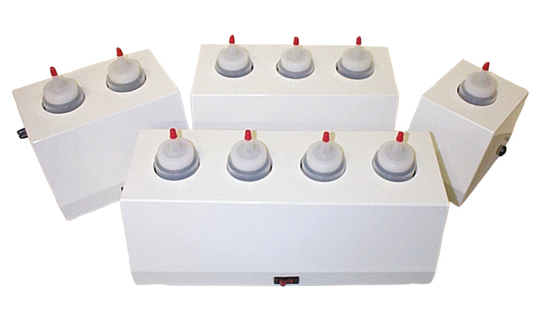 8 ounce gel warmer, 2 bottle capacity