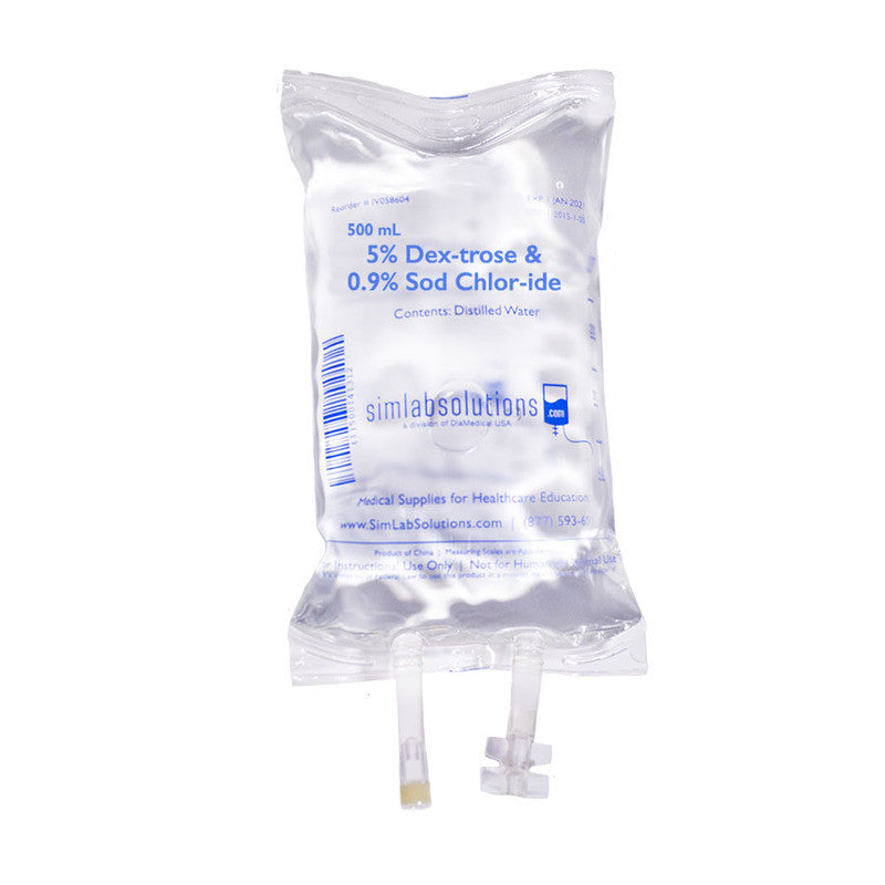 SIMRX 5% DEX-TROSE & 0.9% SOD CHLOR-IDE SIMULATED IV BAGS