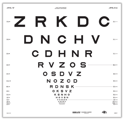 ETDRS 2000 SERIES CHART 2 FOR 13 FEET/4 METERS