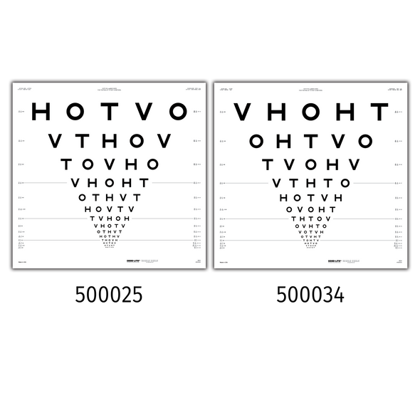 HOTV ETDRS CHART FOR 13FT/4M