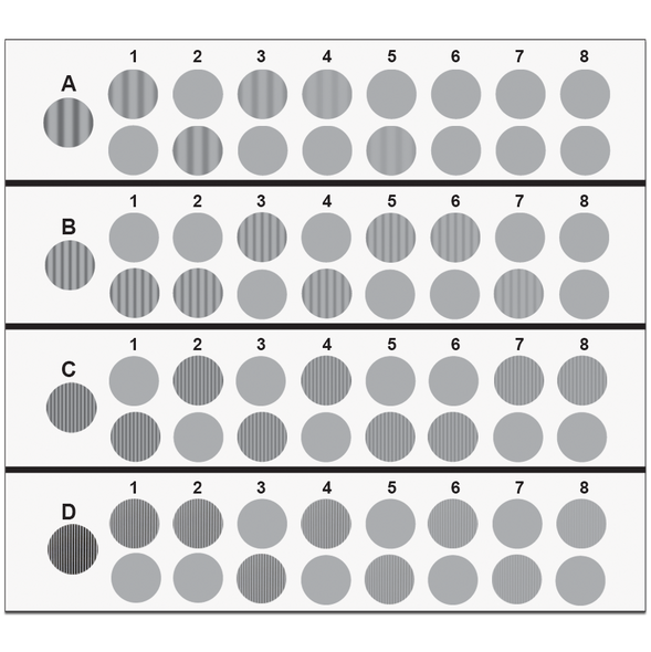 CSV1000E CONTRAST CHARTS