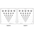 8 POSITION LANDOLT C CHARTS ETDRS CLINICAL TRIAL CHART FOR ESV3000 AND ESC2000
