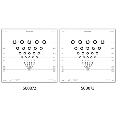 LANDOLT C ETDRS CLINICAL TRIAL CHARTS FOR ESV3000 AND ESC2000
