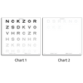10 AND 20 FT (3 AND 6 M) SNELLEN CHART