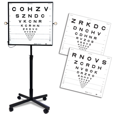 ESV3000 ETDRS VIEWER KIT WITH 2000 SERIES 13FT/4M CHARTS AND FLOOR STAND