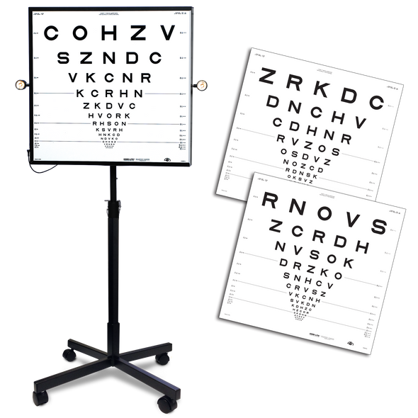 ESV3000 ETDRS VIEWER KIT WITH 2000 SERIES 13FT/4M CHARTS AND FLOOR STAND