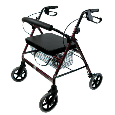 DMI Extra-Wide Heavy Duty Steel Bariatric Rollator Walker - 501-1032-0700