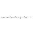 B. Braun Medical Inc. IV Administration Set 2 Inj Sites: 28", 6 106 60 Drops/mL Priming Volume 19mL Each, 50 Each/CA - V1426