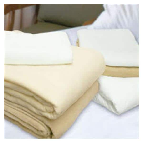 Calderon Textiles Inc Blanket Bath 70x90" Unbl Eached Natural Each - 301-BBCH