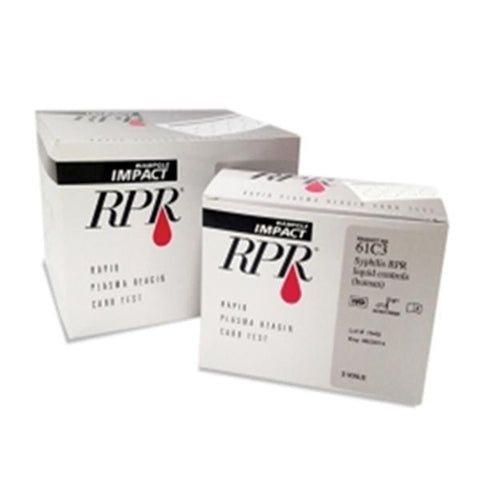 Abbott Rapid DX N.America LLC Wampole Impact RPR: Rapid Plasma Reagin Test Card W/ Spply 50 Count Kit 50/Bx - 60C1