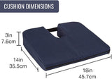 DMI Sloping Seat Mate™ Foam Coccyx Cushion - 513-7938-2400