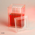 Globe Scientific Slide Staining Jar with Lid, PMP, for 8 slides (16 back-to-back), Hellendhal Type - GS-513209