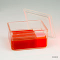 Globe Scientific Slide Staining Jar with Lid, PMP, for 10 slides (20 back-to-back), Schifferdecker Type - GS-513210