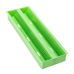 Globe Scientific Slide Draining Tray, 100-Place for up to 200 Slides, ABS