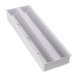 Globe Scientific Slide Draining Tray, 100-Place for up to 200 Slides, ABS