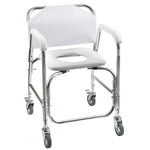DMI Rolling Shower Padded Transport Chair