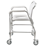 DMI Rolling Shower Padded Transport Chair