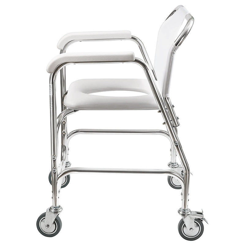 DMI Rolling Shower Padded Transport Chair