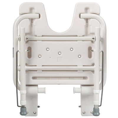 HealthSmart Wall Mount Fold Away Shower Seat Bench - 522-3700-1900