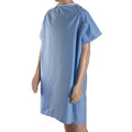 DMI Easy Access Patient Hospital Gown with Snap Shoulders one size fits most - 532-8032-0139