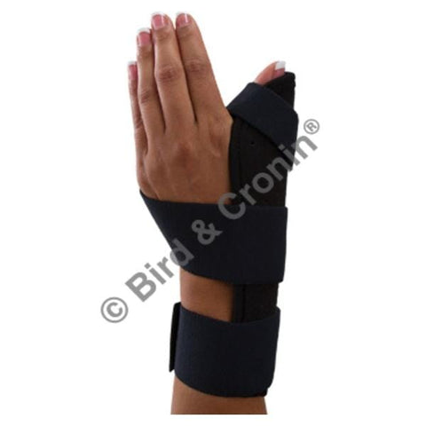 Bird & Cronin Splint Spica Superior Wrist/Thumb Black Each - 0814-4833