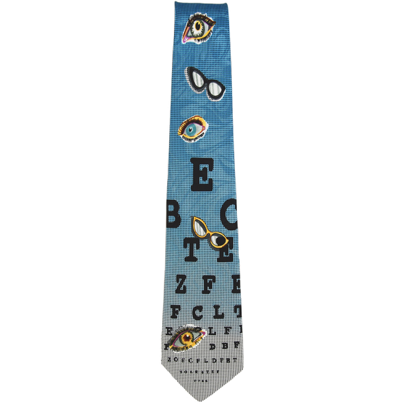 SNELLEN LETTER NECKTIE