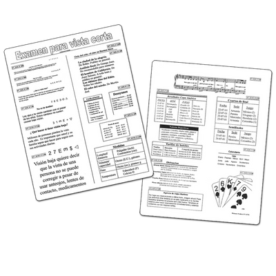 SPANISH CONTEMPORARY NEAR VISION CARD
