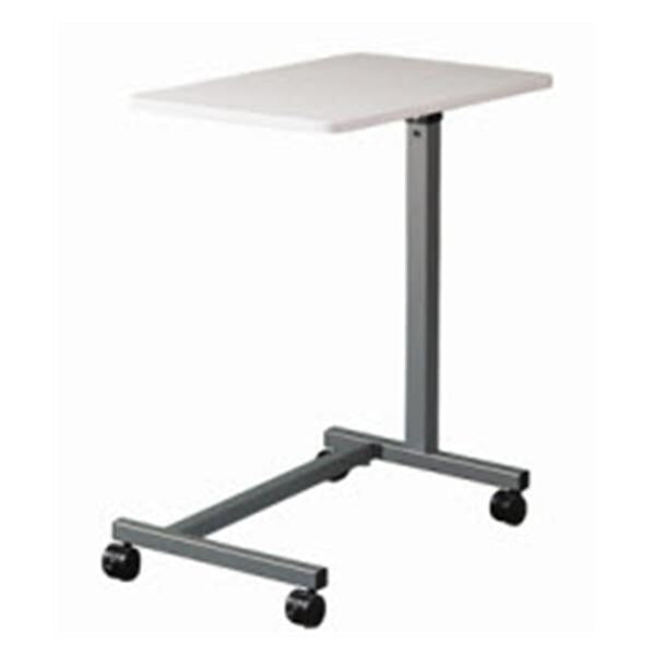 Brewer Company Table Overbed 50lb Capacity Gray 12-1/2x26" Each - 11630