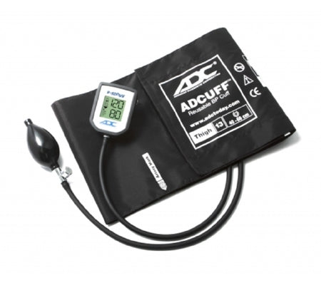 ADC American Diagnostic Corp E-sphyg Aneroid Sphygmomanometer E-Sphyg Adult Thigh Thigh Nylon