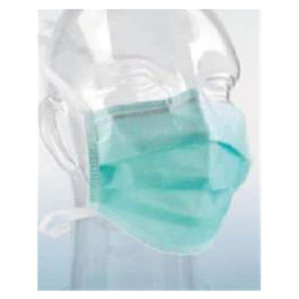 Molnlycke Healthcare Mask Surgical Barrier Anti-Fog Not ASTM Rated Green 60/Bx, 10 BX/CA - 42381