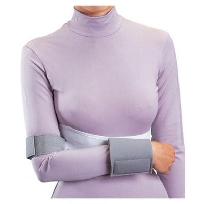 DJO, Inc Immobilizer Stabilizer Adult Shoulder Elstc/Fm/Nyl Wht/Gry Sz Small Universal Each - 79-84033