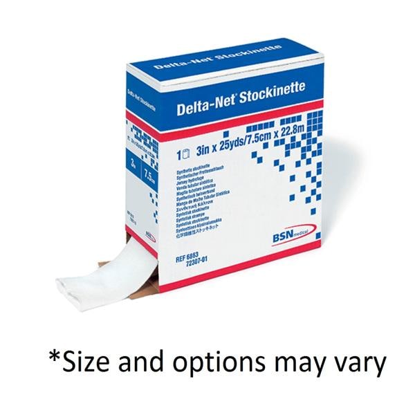 BSN Medical, Inc Stockinette Orthopedic Delta-Net Synthetic 3"x25yd Black LF NS 1/Rl, 2 RL/CA - 7272302