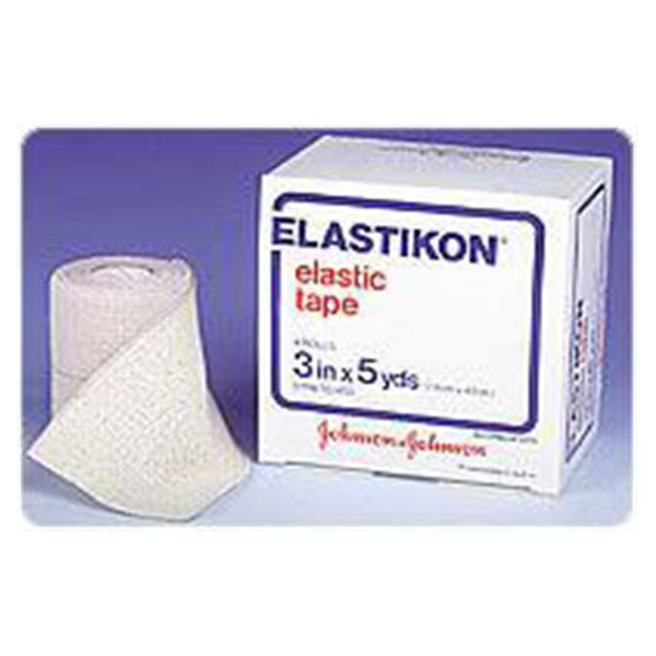 Johnson & Johnson Companies Tape Athletic Elastikon Cotton/Elastic 4"x2.5yd Adhesive Tan 6/Bx, 6 BX/CA - 700517700