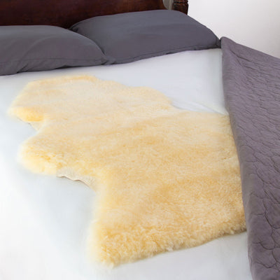 DMI Natural Sheepskin Wool Comfort Mattress Topper - 559-8079-0000