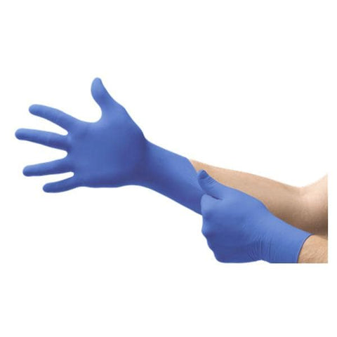 Ansell Healthcare Products LLC Gloves Exam Cobalt Ultra Powder-Free Nitrile Latex-Free 9.5 in Md Blue 200/Bx, 10 BX/CA - N172