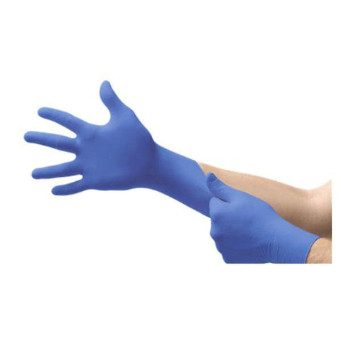 Microflex Inc Gloves Exam Ultraform Powder-Free Nitrile Latex-Free X-Small / Small Blue 300/Bx, 10 BX/CA - UF-524-XSS