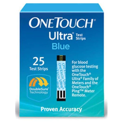 Lifescan OneTouch Ultra Blood Glucose Test Strip 25 Count 25/Bx - 2099410