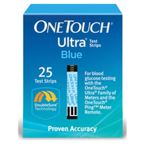 Lifescan OneTouch Ultra Blood Glucose Test Strip 25 Count 25/Bx - 2099410