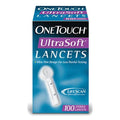 Lifescan Lancet OneTouch UltraSoft 28g Thin Tip Sterile White Incision Device 100/Bx, 24 BX/CA - 2039305