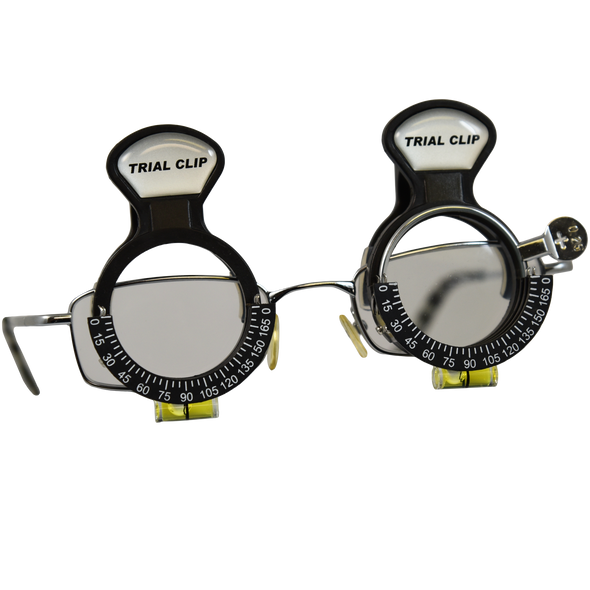TRIAL LENS CLIPS WITH SPIRIT LEVELS