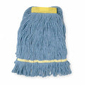 Quick Change Side-Gate Cotton String Wet Mop Head Blue