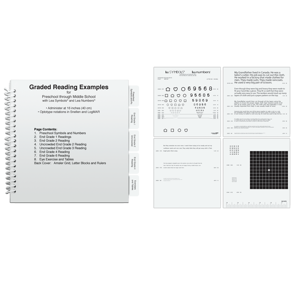GRADED NEAR VISION READING BOOK