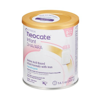 Nutricia North America Amino Acid Based Infant Formula with Iron Neocate® DHA & ARA 14.1 oz. Can Powder – Each